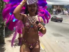 Dominican black babes in the carnival 2